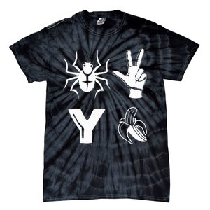 Spider 2 Y Banana Funny Football Lover Player Tie-Dye T-Shirt