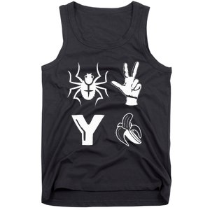 Spider 2 Y Banana Funny Football Lover Player Tank Top