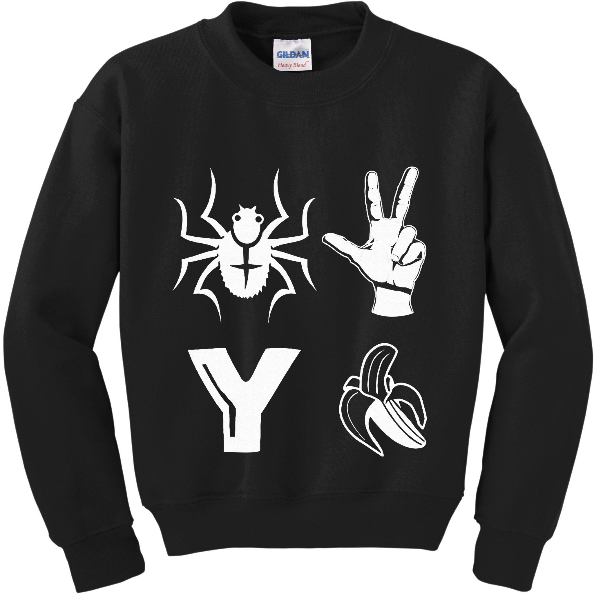 Spider 2 Y Banana Funny Football Lover Player Kids Sweatshirt