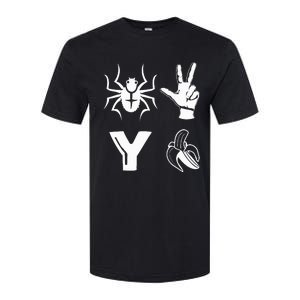 Spider 2 Y Banana Funny Football Lover Player Softstyle CVC T-Shirt