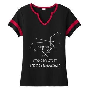 Spider 2 Y Banana Ladies Halftime Notch Neck Tee