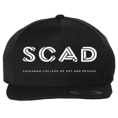 SCAD 3D M C Escher Style College Wool Snapback Cap