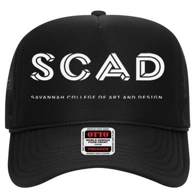 SCAD 3D M.C. Escher Style College High Crown Mesh Back Trucker Hat