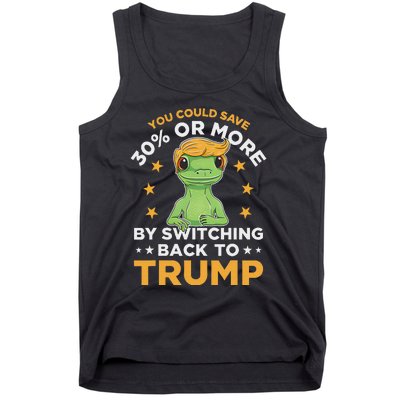 Save 30% Or More By Switching Back To Trump Political Humor Tank Top