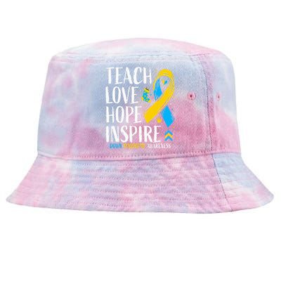 Socks 321 Trisomy Down Syndrome Tie-Dyed Bucket Hat