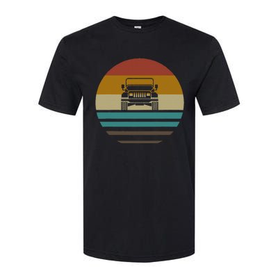 Sunset 4x4 Car Off Road Wave Softstyle® CVC T-Shirt