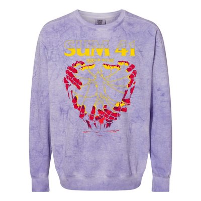 S.U.M 41 Hand Strings Colorblast Crewneck Sweatshirt