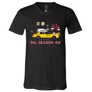 Snl 49 Jacob Elordi Renee Rapp V-Neck T-Shirt