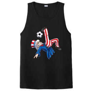 Soccer 4th Of July Uncle Sam American Flag PosiCharge Competitor Tank