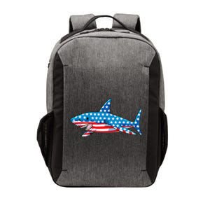 Shark 4th of July American Flag Jawsome  Vector Backpack