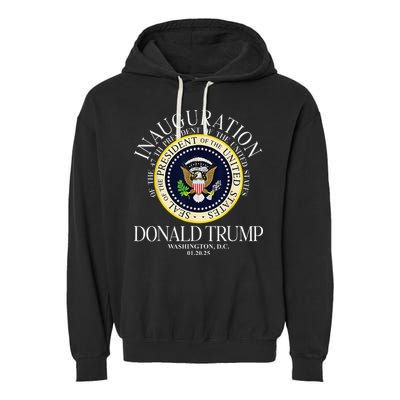 Seal 47th President Inauguration Day Donald Trump 2025 Garment-Dyed Fleece Hoodie