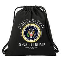 Seal 47th President Inauguration Day Donald Trump 2025 Drawstring Bag
