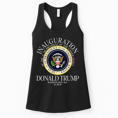 Seal 47th President Inauguration Day Donald Trump 2025 Womens Tank Top