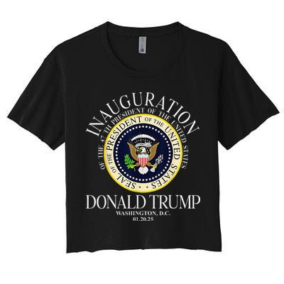 Seal 47th President Inauguration Day Donald Trump 2025 Crop Top