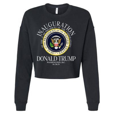 Seal 47th President Inauguration Day Donald Trump 2025 Cropped Pullover Crew