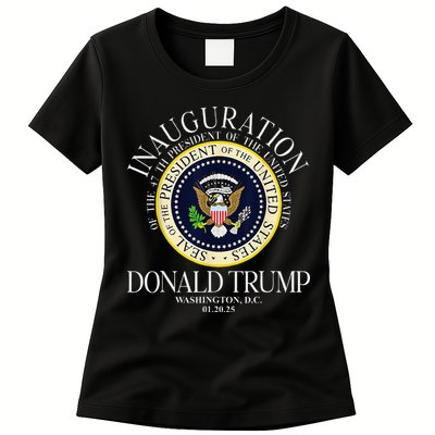 Seal 47th President Inauguration Day Donald Trump 2025 Womens T-Shirt