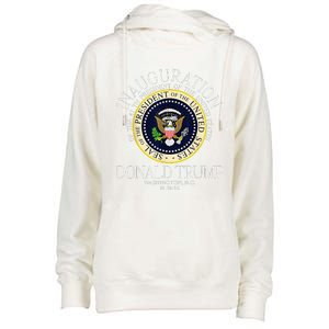 Seal 47th President Inauguration Day Donald Trump 2025 Womens Funnel Neck Pullover Hood