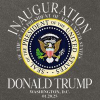 Seal 47th President Inauguration Day Donald Trump 2025 Cotton Canvas Backpack