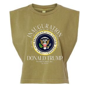 Seal 47th President Inauguration Day Donald Trump 2025 Garment-Dyed Women's Muscle Tee