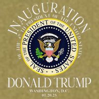 Seal 47th President Inauguration Day Donald Trump 2025 Garment-Dyed Women's Muscle Tee