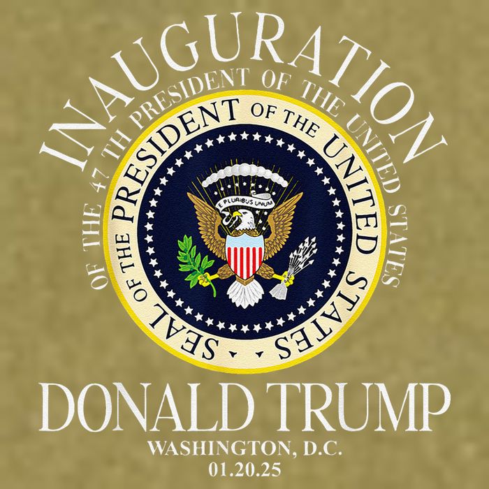 Seal 47th President Inauguration Day Donald Trump 2025 Garment-Dyed Women's Muscle Tee