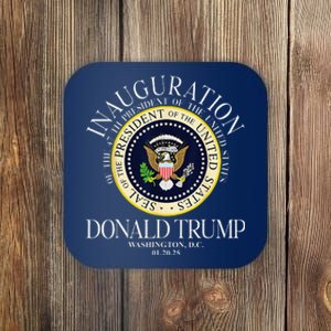 Seal 47th President Inauguration Day Donald Trump 2025 Coaster