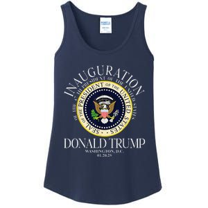 Seal 47th President Inauguration Day Donald Trump 2025 Ladies Essential Tank