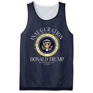 Seal 47th President Inauguration Day Donald Trump 2025 Mesh Reversible Basketball Jersey Tank