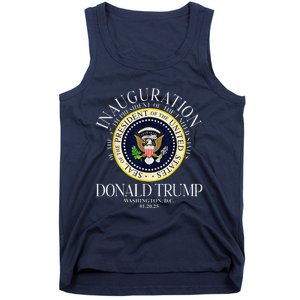 Seal 47th President Inauguration Day Donald Trump 2025 Tank Top