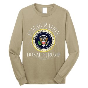 Seal 47th President Inauguration Day Donald Trump 2025 Long Sleeve Shirt