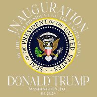 Seal 47th President Inauguration Day Donald Trump 2025 Button