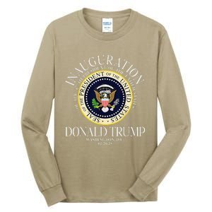 Seal 47th President Inauguration Day Donald Trump 2025 Tall Long Sleeve T-Shirt