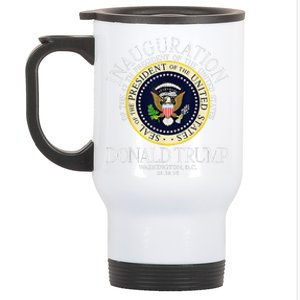 Seal 47th President Inauguration Day Donald Trump 2025 Stainless Steel Travel Mug