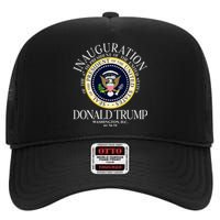 Seal 47th President Inauguration Day Donald Trump 2025 High Crown Mesh Back Trucker Hat