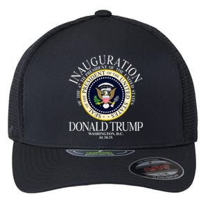 Seal 47th President Inauguration Day Donald Trump 2025 Flexfit Unipanel Trucker Cap