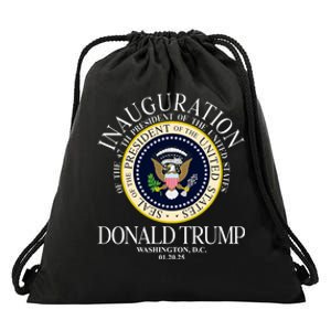 Seal 47th President Inauguration Day Donald Trump 2025 Drawstring Bag