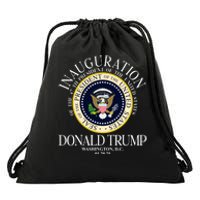 Seal 47th President Inauguration Day Donald Trump 2025 Drawstring Bag