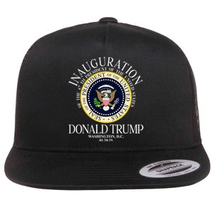 Seal 47th President Inauguration Day Donald Trump 2025 Flat Bill Trucker Hat