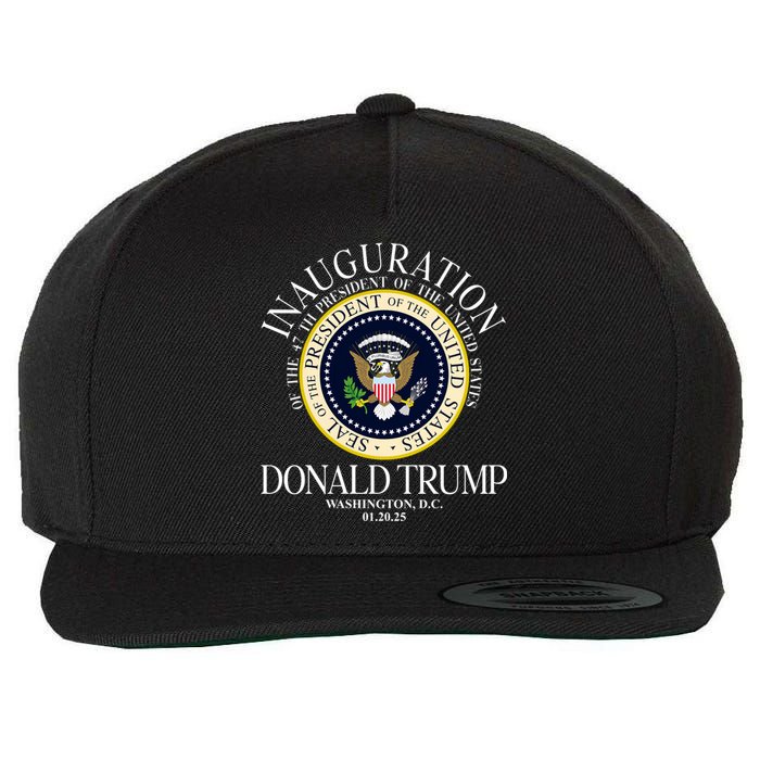 Seal 47th President Inauguration Day Donald Trump 2025 Wool Snapback Cap