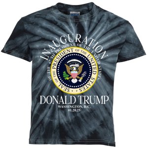 Seal 47th President Inauguration Day Donald Trump 2025 Kids Tie-Dye T-Shirt