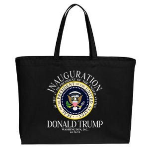 Seal 47th President Inauguration Day Donald Trump 2025 Cotton Canvas Jumbo Tote