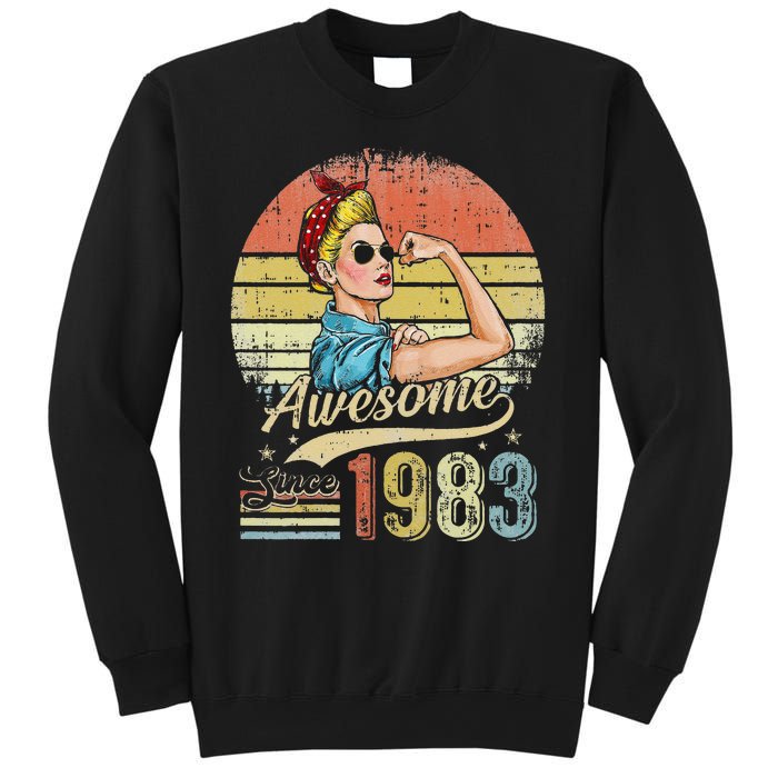 S 40 Year Old Awesome Since 1983 40th Birthday Gifts Sweatshirt