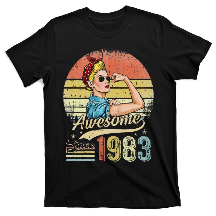 S 40 Year Old Awesome Since 1983 40th Birthday Gifts T-Shirt