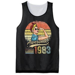 S 40 Year Old Awesome Since 1983 40th Birthday Gifts Mesh Reversible Basketball Jersey Tank