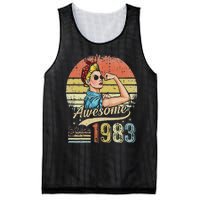 S 40 Year Old Awesome Since 1983 40th Birthday Gifts Mesh Reversible Basketball Jersey Tank