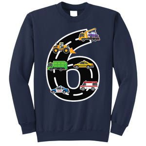 Six 6yr 6th Birthday 6 Years Old Birthday Decoration Sweatshirt