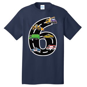 Six 6yr 6th Birthday 6 Years Old Birthday Decoration Tall T-Shirt