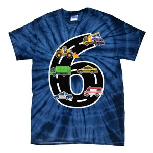 Six 6yr 6th Birthday 6 Years Old Birthday Decoration Tie-Dye T-Shirt