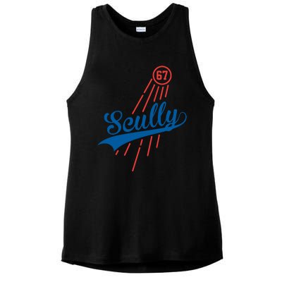 Scully 67 Baseball Ladies PosiCharge Tri-Blend Wicking Tank