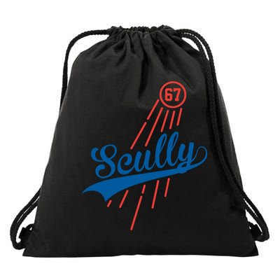 Scully 67 Baseball Drawstring Bag